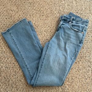 American Eagle Curvy Hi Rise Skinny Bootcut Jeans